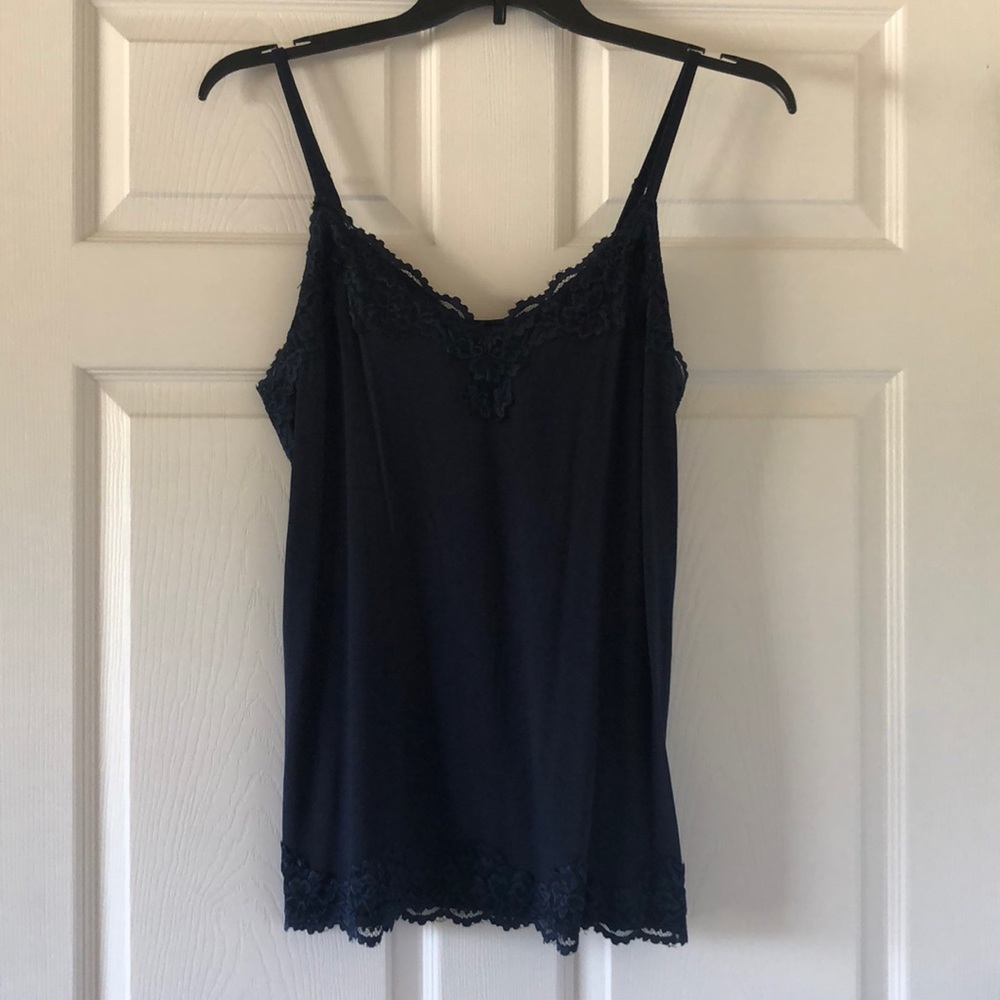Lane Bryant Navy Blue Cami